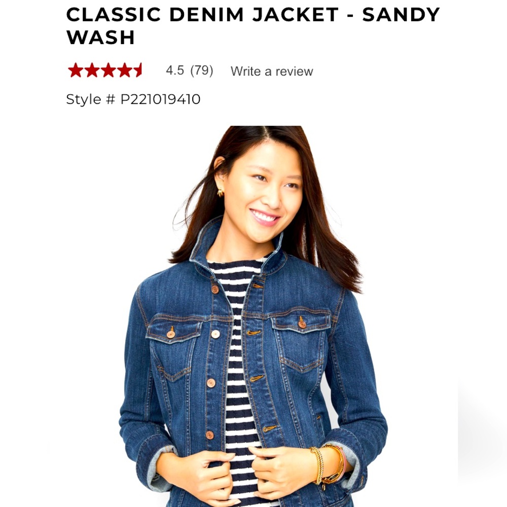 Talbots Classic Denim Jacket